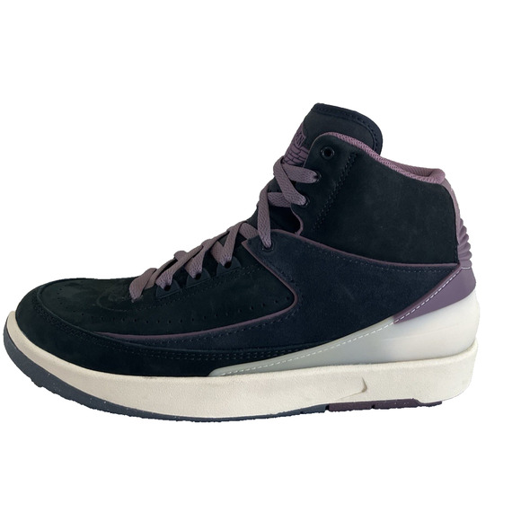 Womens Size 9.5 Mens 8 Nike Air Jordan 2 Retro Off Noir Mauve Basketball Shoes - Picture 13 of 14